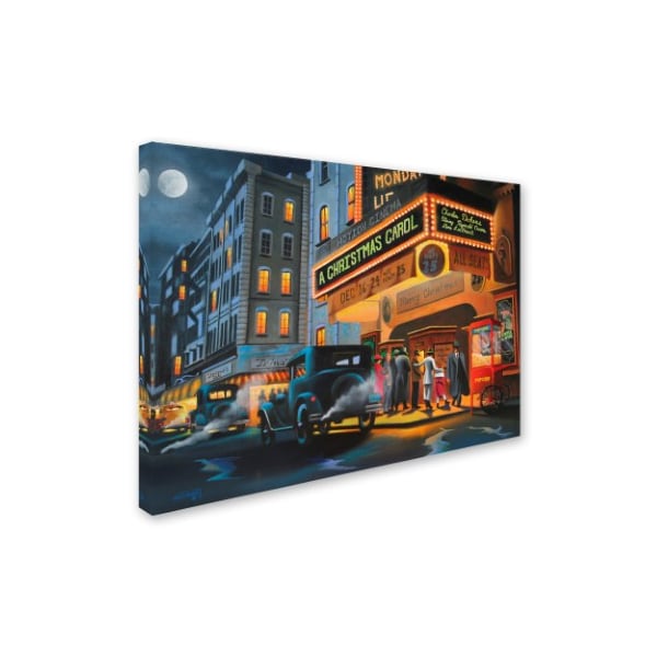 Geno Peoples 'Theater District' Canvas Art,24x32